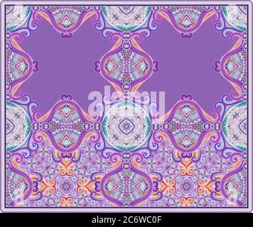 Vektor ethnisch ornamental Illustration Stock Vektor