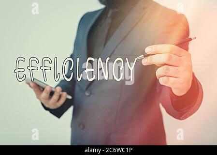 Handschriftliche Textschreibfähigkeit. Konzeptionelle Foto Fähigkeit, eine Verschwendung von Ressourcen zu vermeiden Energie Geld und Zeit Modell zeigt verschiedene Aufnahmen o Stockfoto