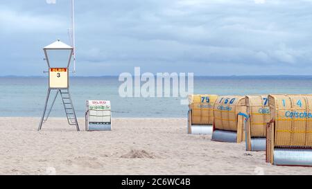 Rettungsschwimmer ostsee Stockfoto