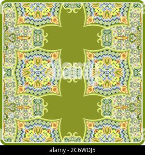 Vektor ethnisch ornamental Illustration Stock Vektor