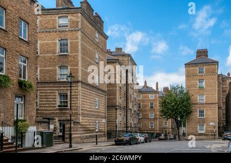 Clerkenwell Peabody Estate in Clerkenwell Close, London. Stockfoto