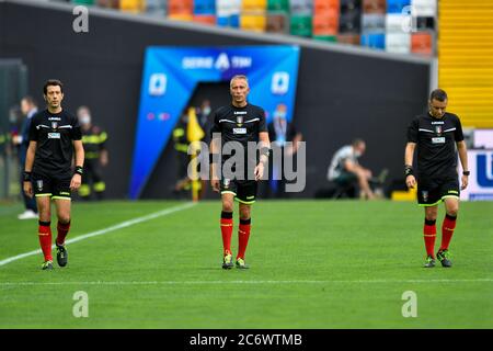 Udine, Italien. 12. Juli 2020. udine, Italien, 12. Juli 2020, Valeri (Schiedsrichter-Spiel) während Udinese gegen Sampdoria - italienische Serie A Fußballspiel - Credit: LM/Alessio Marini Credit: Alessio Marini/LPS/ZUMA Wire/Alamy Live News Stockfoto