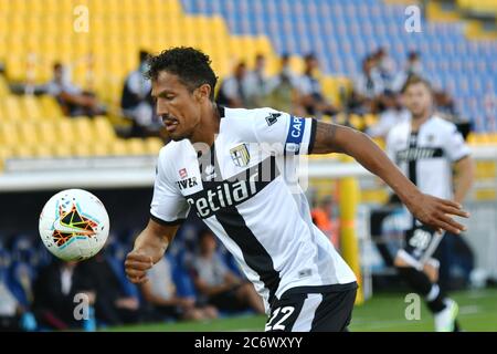 Parma, Italien. 12. Juli 2020. parma, Italien, 12. Juli 2020, bruno alves (Parma) während Parma gegen Bologna - italienisches Fußballspiel der Serie A - Credit: LM/Alessio Tarpini Credit: Alessio Tarpini/LPS/ZUMA Wire/Alamy Live News Stockfoto