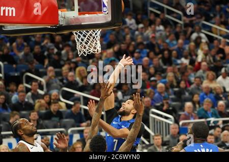 Orlando Magic Spieler Michael Carter-Williams macht einen Aufenthalt im Amway Center in Orlando Florida am Sonntag, 26. Januar 2020. Bildnachweis: Marty Je Stockfoto