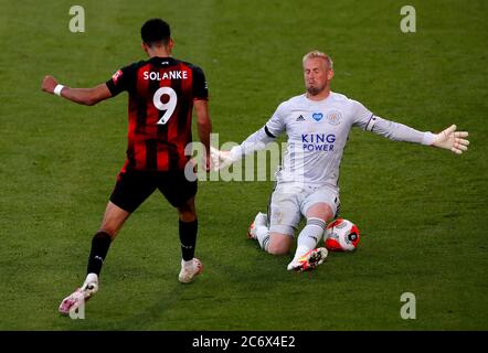 Bournemouth Dominic Solanke erzielt das vierte Tor des Spiels seiner Seite während des Premier League-Spiels im Vitality Stadium, Bournemouth. Stockfoto