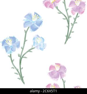 Nahtloses Blumenmuster. Klassische blühende Blätter Frühling dekorativ floral, nahtlose Textur. Mode-Vorlage für Design-Kleidung, kleine wild rosa und Stock Vektor