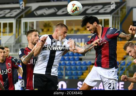 Parma, Italien. 12. Juli 2020. parma, Italien, 12. Juli 2020, Roberto Soriano (Bologna) während Parma gegen Bologna - italienisches Fußballspiel der Serie A - Credit: LM/Alessio Tarpini Credit: Alessio Tarpini/LPS/ZUMA Wire/Alamy Live News Stockfoto