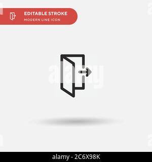 Einfaches Vektorsymbol für Poster. Illustration Symbol Design Vorlage für Web mobile UI Element. Perfekte Farbe modernes Piktogramm auf bearbeitbaren Strich. Poster-Symbole für Ihr Geschäftsprojekt Stock Vektor