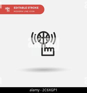 Vektorsymbol „Fertigkeiten – einfach“. Illustration Symbol Design Vorlage für Web mobile UI Element. Perfekte Farbe modernes Piktogramm auf bearbeitbaren Strich. Skills-Symbole für Ihr Geschäftsprojekt Stock Vektor