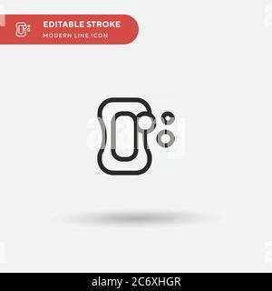 Einfaches Symbol für SOAP-Vektor. Illustration Symbol Design Vorlage für Web mobile UI Element. Perfekte Farbe modernes Piktogramm auf bearbeitbaren Strich. SOAP-Symbole für Ihr Geschäftsprojekt Stock Vektor