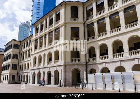 The Barrack Block in Tai Kwun Centre for Heritage and Arts, Central, Hongkong Stockfoto