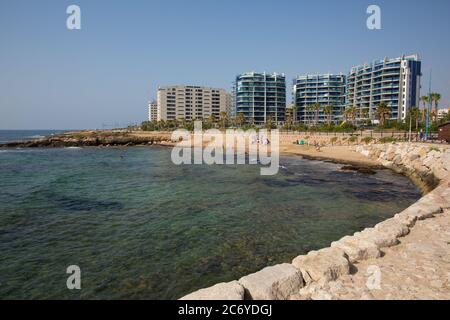 Cala Piteras Costa Blanca Spanien in der Nähe von Punta Prima Stockfoto