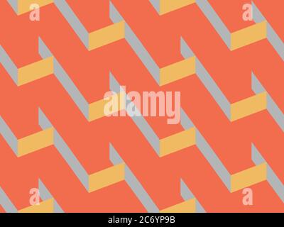 Helle Farben von nahtlosen Muster. Stock Vektor