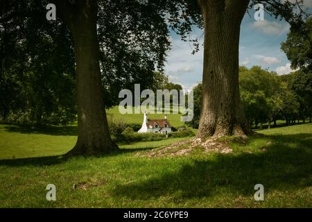 English Old Cottage in the Chiltern Hills, England, UK Stockfoto