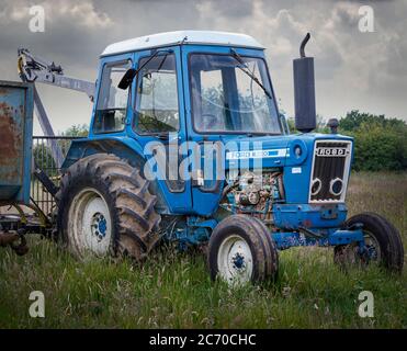 Ford 6600 Traktor Utility-Modell Stockfoto