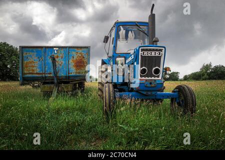 Ford 6600 Traktor Utility-Modell Stockfoto