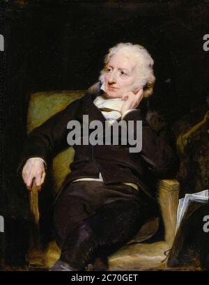 Henry Fuseli (Johann Heinrich Füssti) (1741-1825), Anglo-Schweizer Maler, Porträtmalerei von George Henry Harlow, 1817 Stockfoto