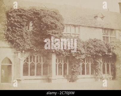 Kloster Lacock Abbey, 1842. Stockfoto