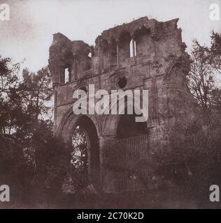 Das Grab von Sir Walter Scott, in Dryburgh Abbey, 1844. Stockfoto