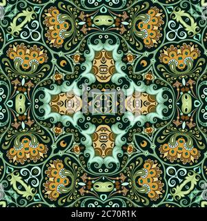 Vektor ethnische Natur ornamentalen Hintergrund Stock Vektor