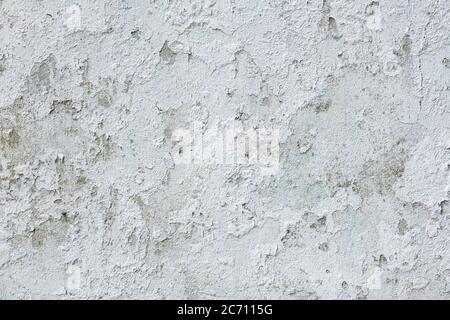 Weiße Grunge Wandstruktur. Hohe Auflösung vintage Hintergrund von weißen verwitterten Gips oder Stein alte Textur Stockfoto