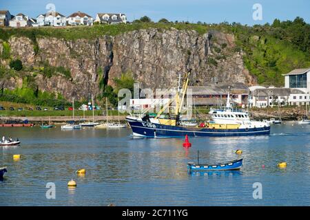 Brixham Trawler E198 Margarete von Ladram Stockfoto