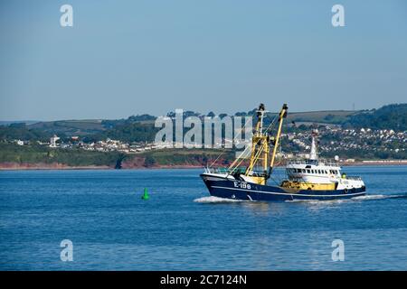 Brixham Trawler E198 Margarete von Ladram Stockfoto