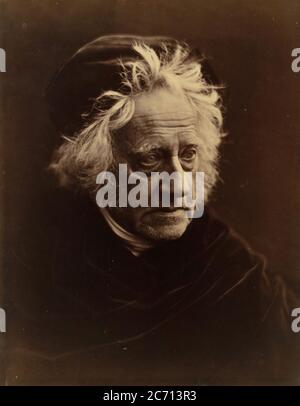 John Herschel, April 1867. Stockfoto