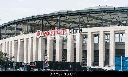 Istanbul, Türkei - Dezember 2017: Das neue Stadion des türkischen Fußballvereins Besiktas Vodafone Arena Stockfoto