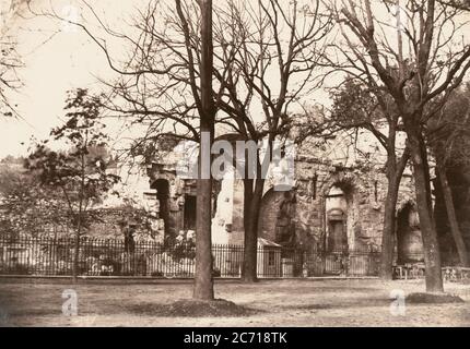 Nimes, Temple de Diane, ca. 1862. Stockfoto