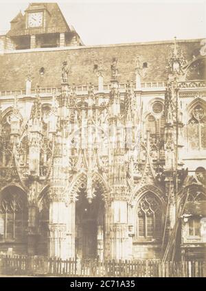 Portail de la Cath &#xe9; drale de Louviers, 1852-54. Stockfoto