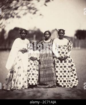 Femmes Betsimisaraka, Madagaskar, 1863. Stockfoto
