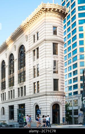 Seattle, Washington State, USA - Times Building in Belltown Nachbarschaft in Downtown Seattle. Stockfoto