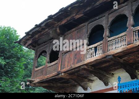 Altes Kastkuni Shaily Haus des Kullu Tals Manali, Indien Stockfoto