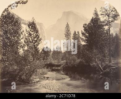 Tasayac, oder die Half Dome, 4967 Fuß, 1861. Stockfoto