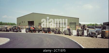 1997. Albemarle Barracks, Northumberland, Großbritannien Stockfoto