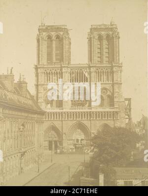 Notre Dame, Paris, 1850er Jahre. Stockfoto