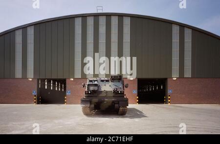 1997. Albemarle Barracks, Northumberland, Großbritannien Stockfoto