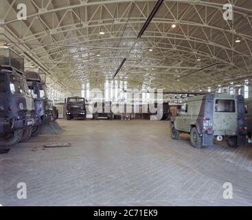 1997. Albemarle Barracks, Northumberland, Großbritannien Stockfoto