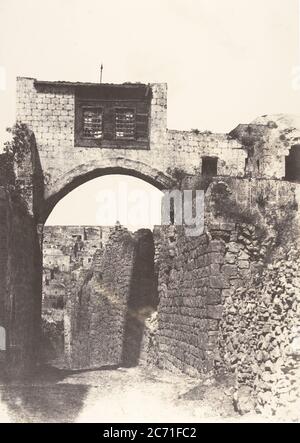 J&#xe9;rusalem, Arc de l'Ecce-Homo, 1854. Stockfoto