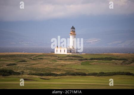 Turnberry, Schottland, Großbritannien. Juli 2020. Bild: Neue Forderungen nach einer Untersuchung der Geschäfte Trumps wurden gestellt, nachdem Trump Turnberry Resort die Erweiterung des Resorts und den Bau einer neuen Entwicklung auf dem umliegenden Land westlich des Hotelkomplexes in den Blick nimmt. Quelle: Colin Fisher/Alamy Live News Stockfoto