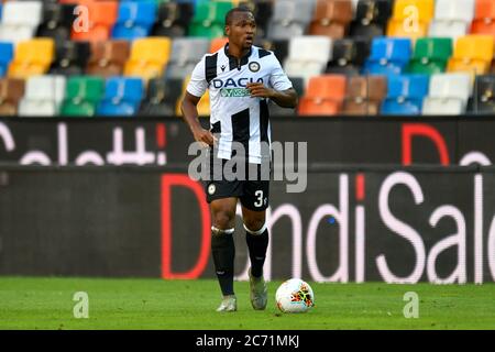 Udine, Italien. 12. Juli 2020. udine, Italien, 12. Juli 2020, Samir (Udinese Calcio) während Udinese vs Sampdoria - italienische Serie A Fußballspiel - Credit: LM/Alessio Marini Credit: Alessio Marini/LPS/ZUMA Wire/Alamy Live News Stockfoto