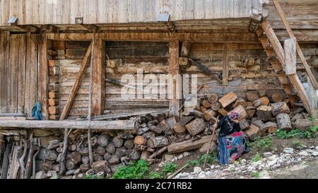 Microsoft Office powerpoint-Anwendungsmenü auf dem Computerbildschirm Nahaufnahme in Tokio Japan 21. September 2018 Stockfoto