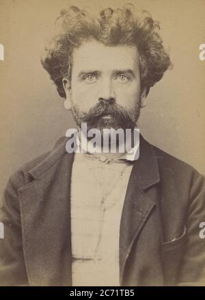 Biais. Fernand, Alphonse. 41 ans, n&#xe9; le 28/6/53 &#xe0; Laval (Mayenne). Tourneur sur bois. Anarchiste. 94. , 1894. Stockfoto