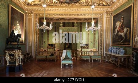 PALAST VON VAUX LE VICOMTE Stockfoto