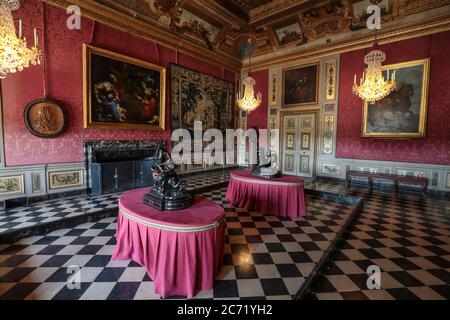 PALAST VON VAUX LE VICOMTE Stockfoto