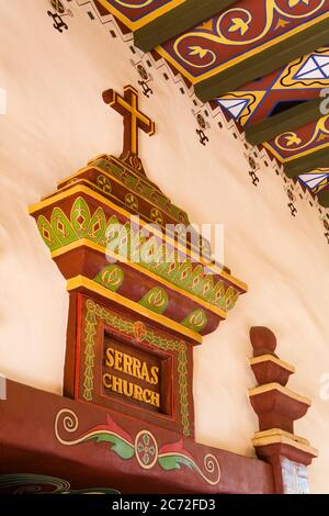 Serras Kirche, Mission San Juan Capistrano, Orange County, Kalifornien, USA Stockfoto