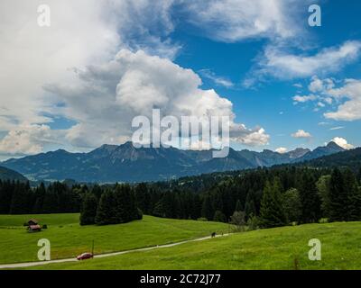 Die Breitachklamm tiefste Felsschlucht Europas von Oberstdorf bis ins Kleinwalsertal Stockfoto