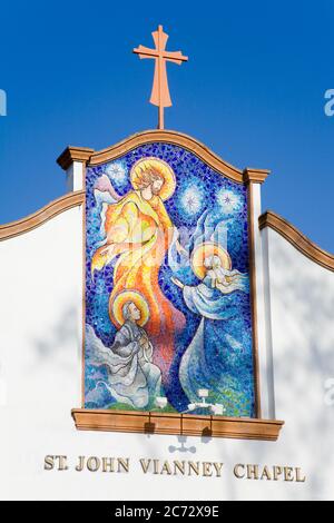 St. John Vianney Chapel auf Balboa Island, Newport Beach, Orange County, Kalifornien, USA Stockfoto