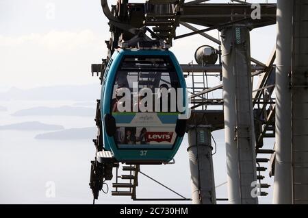 Langkawi Cable Car Stockfoto